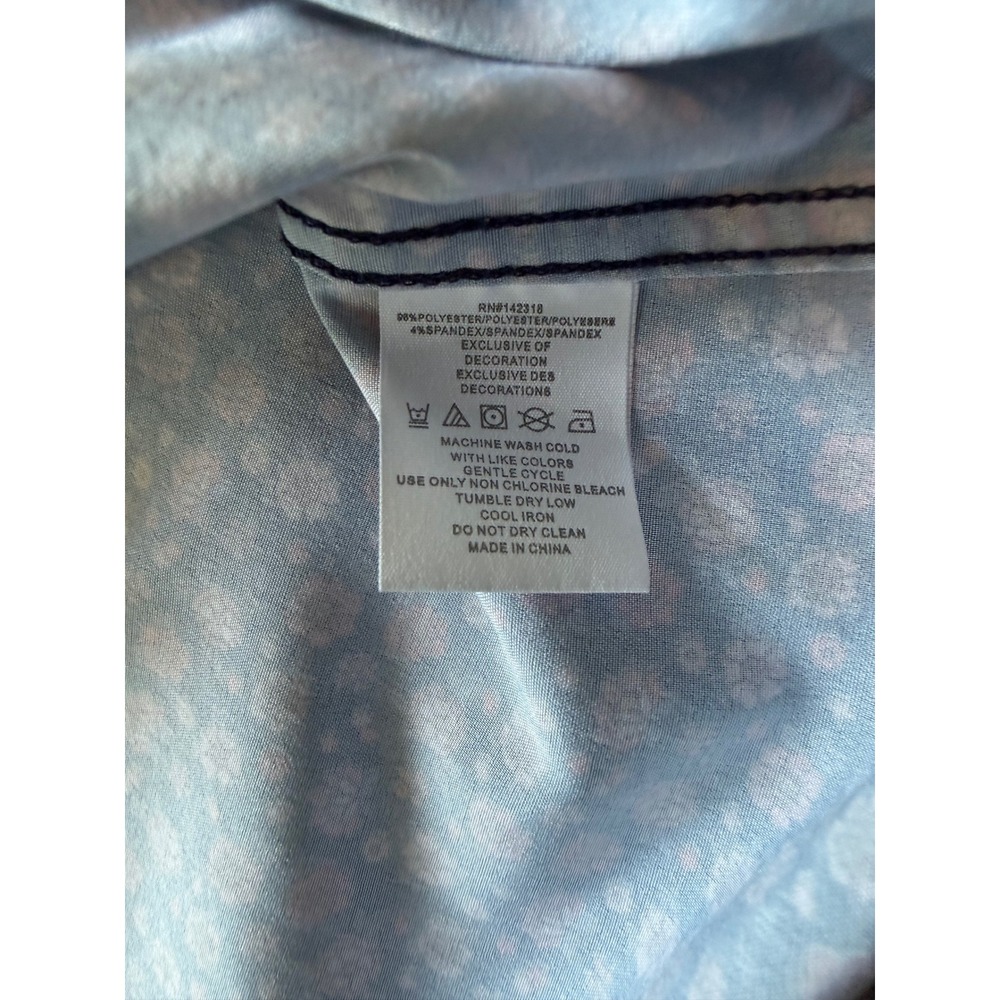 Nick Graham Everywhere Mens 2XL Stretch Modern Fit Floral Short Sleeve Navy - Picture 6 of 7